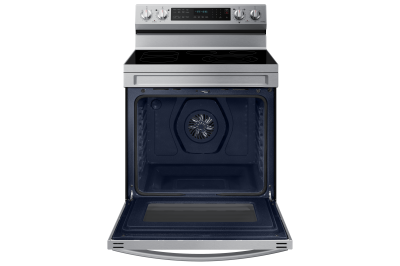 30" Samsung 6.3 Cu. Ft. Freestanding Electric Range With Air Fry And Wi-fi In Stainless Steel - NE63A6711SS