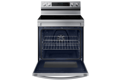 30" Samsung 6.3 Cu. Ft. Freestanding Electric Range With Air Fry And Wi-fi In Stainless Steel - NE63A6711SS