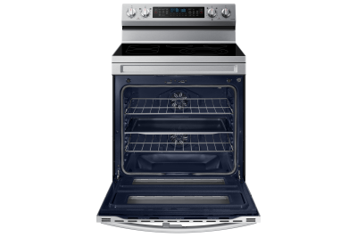 30" Samsung 6.3 cu.ft. Electric Range with Air Fry and Flex Duo - NE63A6751SS