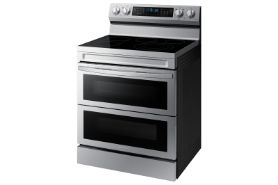 30" Samsung 6.3 cu.ft. Electric Range with Air Fry and Flex Duo - NE63A6751SS