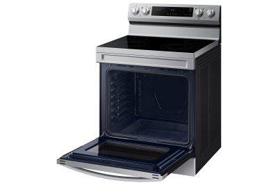 30" Samsung 6.3 Cu. Ft. Freestanding Electric Range With Wi-Fi - NE63A6111SS