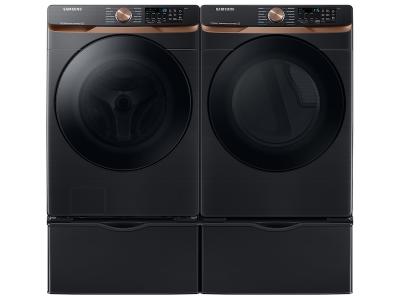 27" Samsung 5.8 Cu. Ft. Smart Front Load Washer with Super Speed Wash in Black - WF50BG8300AVUS