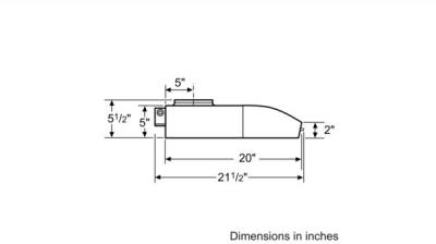 30" Bosch 500 Series Under Cabinet Hood In Stainless Steel - DUH30252UC