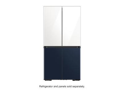 Samsung Bespoke 4-Door Flex Refrigerator Panel in White Glass - RA-F18DUU35/AA