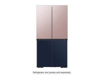 Samsung Bespoke 4-Door Flex Refrigerator Panel in Champagne Rose Steel - RA-F18DUUQH/AA