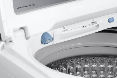 28" Samsung 5.8 Cu. Ft. Top Load Washer With Active WaterJet In White - WA50R5200AW