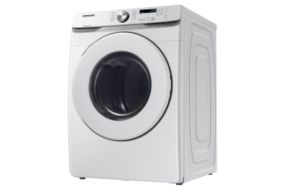 27" Samsung 7.5 Cu. Ft. Electric Dryer with Shallow Depth In White - DVE45T6005W