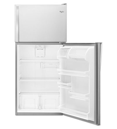 30" Whirlpool 18.2 Cu. Ft. Top-Freezer Refrigerator with Flexi-Slide Bin - WRT318FZDM