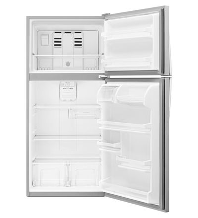 30" Whirlpool 18.2 Cu. Ft. Top-Freezer Refrigerator with Flexi-Slide Bin - WRT318FZDM