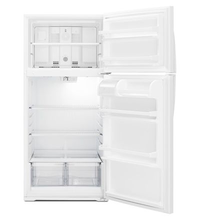 28" Whirlpool 14.3 Cu. Ft. Top-Freezer Refrigerator With Freezer Temperature Control - WRT134TFDW