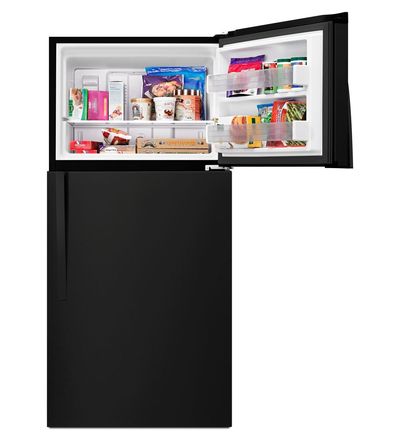 30" Whirlpool 19.2 Cu. Ft. Top-Freezer Refrigerator - EZ Connect Icemaker Kit Compatible - WRT519SZDB