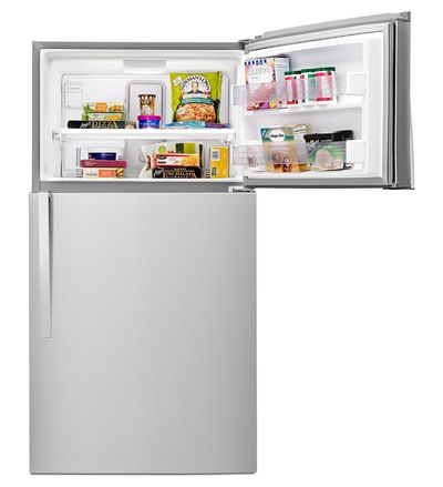 33" Whirlpool® Top-Freezer Refrigerator with Optional EZ Connect Icemaker Kit - WRT541SZDB