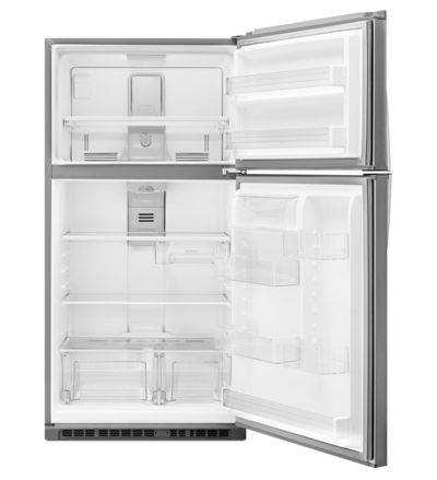 33" Whirlpool® Top-Freezer Refrigerator with Optional EZ Connect Icemaker Kit - WRT541SZDW