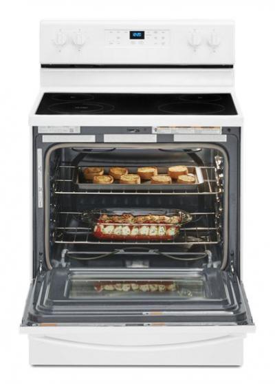 30" Whirlpool 5.3 Cu. Ft. Electric Range With Frozen Bake Technology In White - YWFE515S0JW