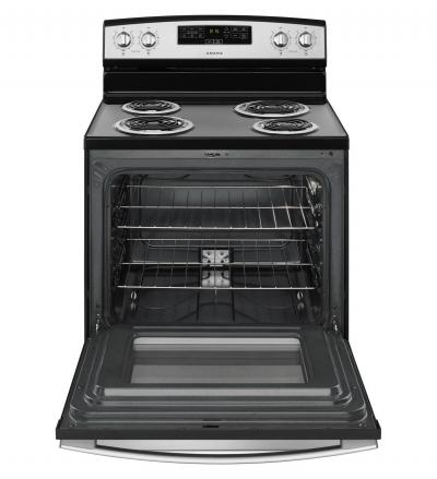 30" Amana Electric Range with Bake Assist Temps - YACR4303MFW