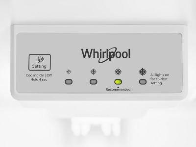 28" Whirlpool 16.6 Cu. Ft. Wide Top-Freezer Refrigerator in White - WRTX5028PW            