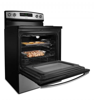 30" Amana Electric Range with Bake Assist Temps - YACR4303MFW