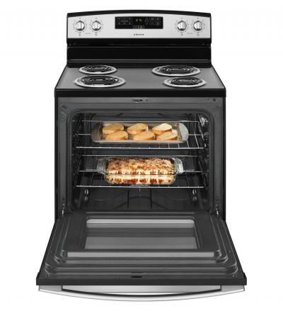 30" Amana Electric Range with Bake Assist Temps - YACR4303MFW