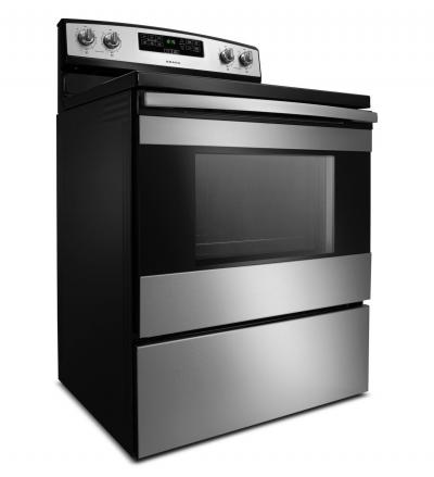 30" Amana Electric Range with Bake Assist Temps - YACR4303MFW