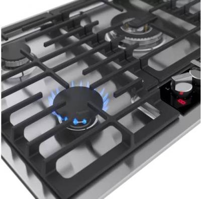 36" Bosch Benchmark Gas Cooktop With 5 Burners in Stainless Steel - NGMP658UC