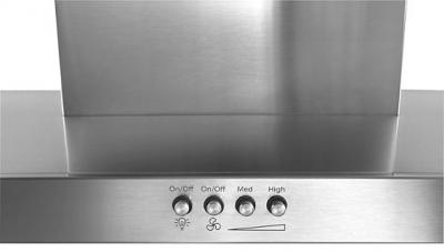 36" Whirlpool Stainless Steel Wall Mount Flat Range Hood - WVW57UC6FS