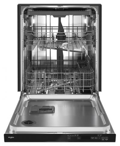 24" Whirlpool Built-in Large Capacity Dishwasher with 3rd Rack in Black - WDTA50SAKB