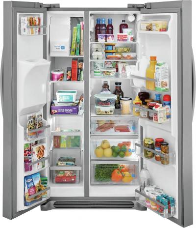 36" Frigidaire Gallery Freestanding Side by Side Refrigerator with 25.6 Cu. ft. Capacity  - GRSS2652AF