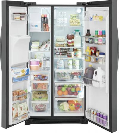 36" Frigidaire Gallery 22.3 Cu.ft Capacity Side by Side Refrigerator - GRSC2352AD