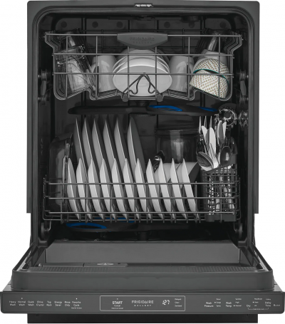 24" Frigidaire Gallery Built-In Dishwasher in Black Stainless Steel - GDPP4517AD