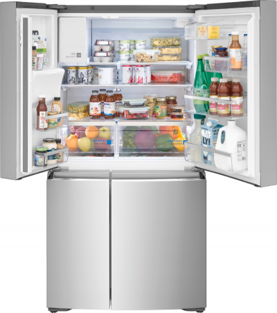 36" Frigidaire Gallery 21.5 Cu. Ft. Counter Depth 4-Door Refrigerator in Stainless Steel - GRQC2255BF