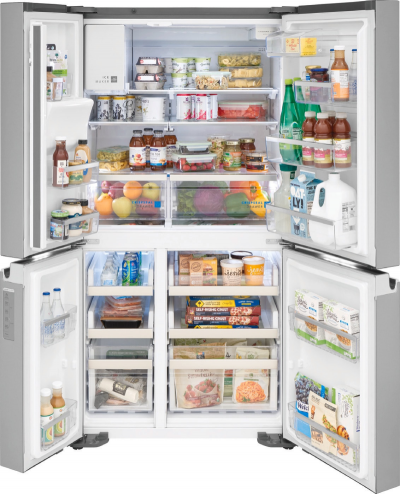 36" Frigidaire Gallery 21.5 Cu. Ft. Counter Depth 4-Door Refrigerator in Stainless Steel - GRQC2255BF