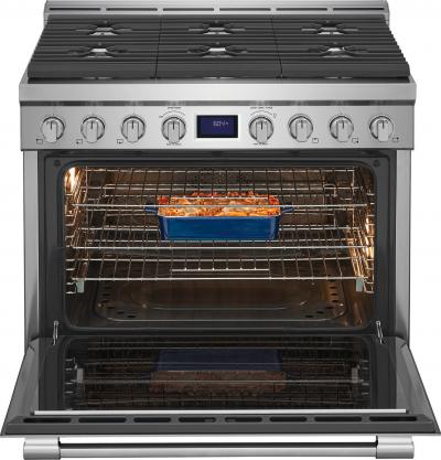 36" Frigidaire Professional Front Control Freestanding Gas Range - PCFG3670AF