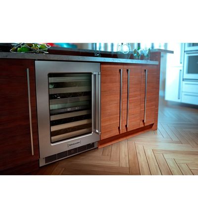 30" KitchenAid Combination Wall Oven With Even-Heat  True Convection (lower oven) - KOCE500ESS Open